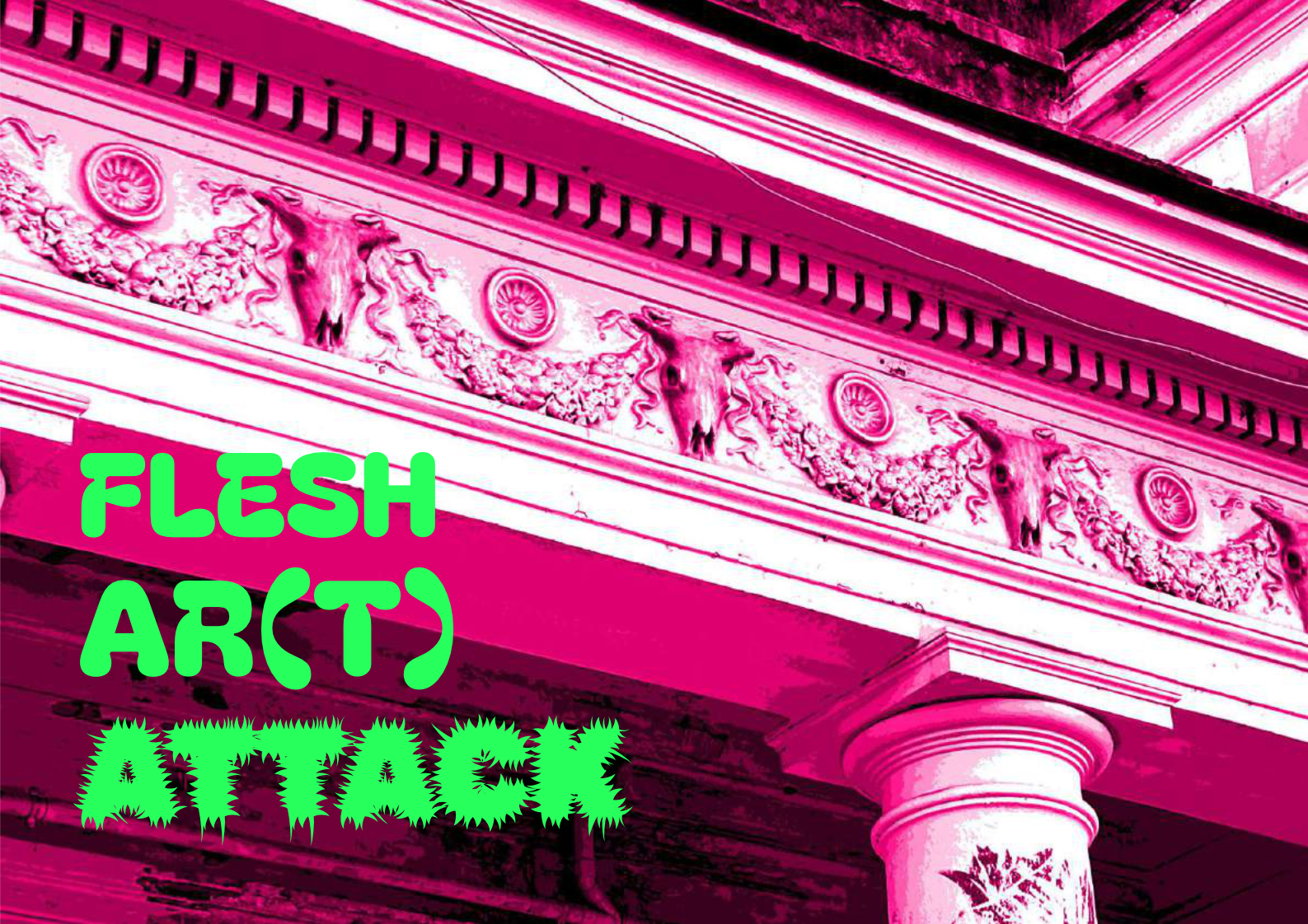 Immagine del logo della mostra Flesh Art Attack